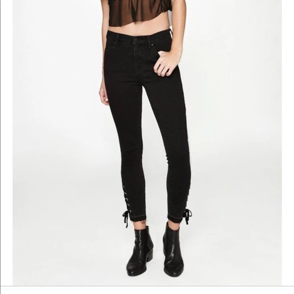 Pacsun high rise ankle jeans